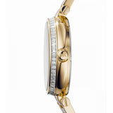 Buy Shop Michael Kors Skylar Green Dial Gold Steel Strap Watch for Women - MK6065 USA Online