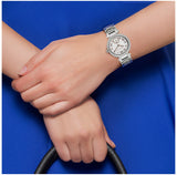 Buy Shop Michael Kors Skylar Quartz White Dial Silver Steel Strap Watch For Women - MK5970 USA Online