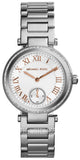 Buy Shop Michael Kors Skylar Quartz White Dial Silver Steel Strap Watch For Women - MK5970 USA Online