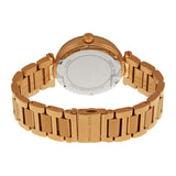 Buy Shop Michael Kors Skylar Maroon Dial Rose Gold Steel Strap Watch for Women - MK6086 USA Online