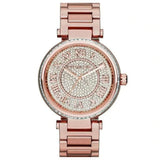 Buy Shop Michael Kors Skylar Rose Gold Dial Rose Gold Steel Strap Watch for Women - MK5868 USA Online