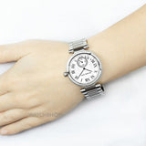 Buy Shop Michael Kors Skylar Silver Dial Silver Steel Strap Watch for Women - MK5866 USA Online