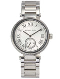Buy Shop Michael Kors Skylar Silver Dial Silver Steel Strap Watch for Women - MK5866 USA Online