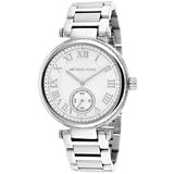 Buy Shop Michael Kors Skylar Silver Dial Silver Steel Strap Watch for Women - MK5866 USA Online