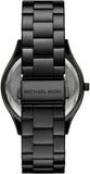Buy Shop Michael Kors Slim Runway Analog Black Dial Black Steel Strap Watch For Women - MK4734 USA Online