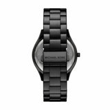 Buy Shop Michael Kors Slim Runway Analog Black Dial Black Steel Strap Watch For Women - MK4734 USA Online