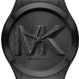 Buy Shop Michael Kors Slim Runway Analog Black Dial Black Steel Strap Watch For Women - MK4734 USA Online