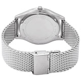 Buy Shop Michael Kors Slim Runway Analog Black Dial Silver Mesh Bracelet Watch For Men - MK8606 USA Online