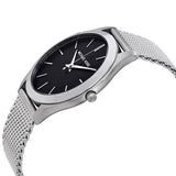 Buy Shop Michael Kors Slim Runway Analog Black Dial Silver Mesh Bracelet Watch For Men - MK8606 USA Online