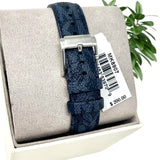 Buy Shop Michael Kors Slim Runway Analog Blue Dial Blue Leather Strap Watch For Men - MK8907 USA Online