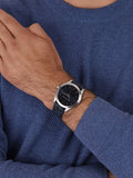 Buy Shop Michael Kors Slim Runway Analog Blue Dial Blue Leather Strap Watch For Men - MK8907 USA Online