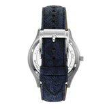Buy Shop Michael Kors Slim Runway Analog Blue Dial Blue Leather Strap Watch For Men - MK8907 USA Online