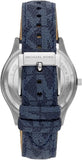 Buy Shop Michael Kors Slim Runway Analog Blue Dial Blue Leather Strap Watch For Men - MK8907 USA Online