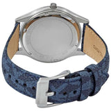 Buy Shop Michael Kors Slim Runway Analog Blue Dial Blue Leather Strap Watch For Men - MK8907 USA Online