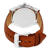 Buy Shop Michael Kors Slim Runway Analog Blue Dial Brown Leather Strap Watch For Men - MK8508 USA Online