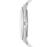 Buy Shop Michael Kors Slim Runway Analog Blue Dial Silver Steel Strap Watch for Men - MK1060 USA Online