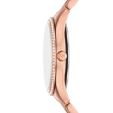 Buy Shop Michael Kors Slim Runway Analog Rose Gold Dial Rose Gold Steel Strap Watch For Women - MK4733 USA Online