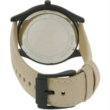 Buy Shop Michael Kors Slim Runway Black Dial Beige Leather Strap Watch For Men - MK8510 USA Online