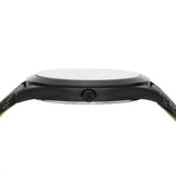Buy Shop Michael Kors Slim Runway Black Dial Black Leather Strap Watch For Men - MK8908 USA Online