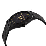 Buy Shop Michael Kors Slim Runway Black Dial Black Mesh Strap Watch for Women - MK8607 USA Online