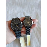 Buy Shop Michael Kors Slim Runway Black Dial Black Stainless Steel Strap Watch for Women - MK3221 USA Online