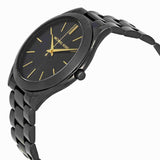 Buy Shop Michael Kors Slim Runway Black Dial Black Stainless Steel Strap Watch for Women - MK3221 USA Online