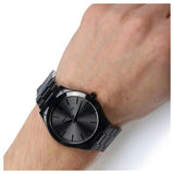 Buy Shop Michael Kors Slim Runway Black Dial Black Steel Strap Watch for Men - MK8507 USA Online