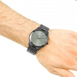 Buy Shop Michael Kors Slim Runway Black Dial Black Steel Strap Watch for Men - MK8507 USA Online