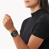 Buy Shop Michael Kors Slim Runway Black Dial Black Steel Strap Watch for Men - MK8507 USA Online