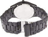 Buy Shop Michael Kors Slim Runway Black Dial Black Steel Strap Watch for Men - MK8507 USA Online