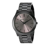Buy Shop Michael Kors Slim Runway Black Dial Black Steel Strap Watch for Men - MK8507 USA Online
