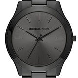 Buy Shop Michael Kors Slim Runway Black Dial Black Steel Strap Watch for Men - MK8507 USA Online