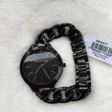 Buy Shop Michael Kors Slim Runway Black Dial Black Steel Strap Watch for Women - MK3317 USA Online