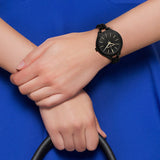 Buy Shop Michael Kors Slim Runway Black Dial Black Steel Strap Watch for Women - MK3317 USA Online