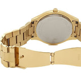 Buy Shop Michael Kors Slim Runway Black Dial Gold Steel Strap Watch for Women - MK3803 USA Online