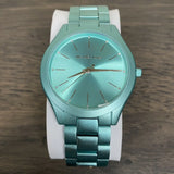 Buy Shop Michael Kors Slim Runway Blue Dial Blue Steel Strap Watch For Women - MK4525 USA Online