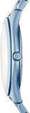 Buy Shop Michael Kors Slim Runway Blue Dial Blue Steel Strap Watch For Women - MK4548 USA Online