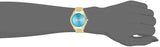 Buy Shop Michael Kors Slim Runway Blue Dial Gold Steel Strap Watch for Women - MK3265 USA Online
