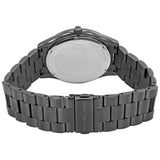 Buy Shop Michael Kors Slim Runway Blue Dial Grey Steel Strap Watch For Men - MK8584 USA Online