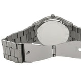 Buy Shop Michael Kors Slim Runway Blue Dial Grey Steel Strap Watch For Men - MK8584 USA Online