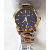 Buy Shop Michael Kors Slim Runway Blue Dial Two Tone Steel Strap Watch for Women - MK3479 USA Online