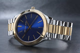 Buy Shop Michael Kors Slim Runway Blue Dial Two Tone Steel Strap Watch for Women - MK3479 USA Online