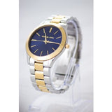 Buy Shop Michael Kors Slim Runway Blue Dial Two Tone Steel Strap Watch for Women - MK3479 USA Online