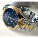 Buy Shop Michael Kors Slim Runway Blue Dial Two Tone Steel Strap Watch for Women - MK3479 USA Online