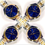 Buy Shop Michael Kors Slim Runway Blue Dial Two Tone Steel Strap Watch for Women - MK3479 USA Online
