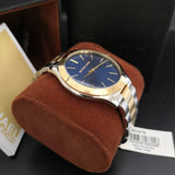 Buy Shop Michael Kors Slim Runway Blue Dial Two Tone Steel Strap Watch for Women - MK3479 USA Online