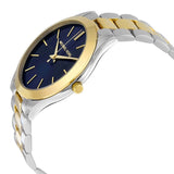 Buy Shop Michael Kors Slim Runway Blue Dial Two Tone Steel Strap Watch for Women - MK3479 USA Online