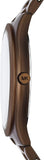 Buy Shop Michael Kors Slim Runway Brown Dial Brown Steel Strap Watch For Women - MK4508 USA Online