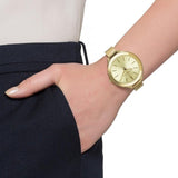 Buy Shop Michael Kors Slim Runway Champagne Dial Gold Mesh Bracelet Watch for Women - MK3282 USA Online