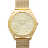 Buy Shop Michael Kors Slim Runway Champagne Dial Gold Mesh Bracelet Watch for Women - MK3282 USA Online